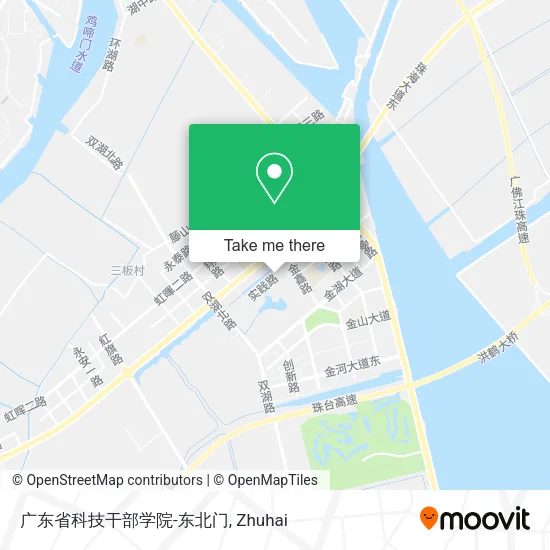 广东省科技干部学院-东北门 map