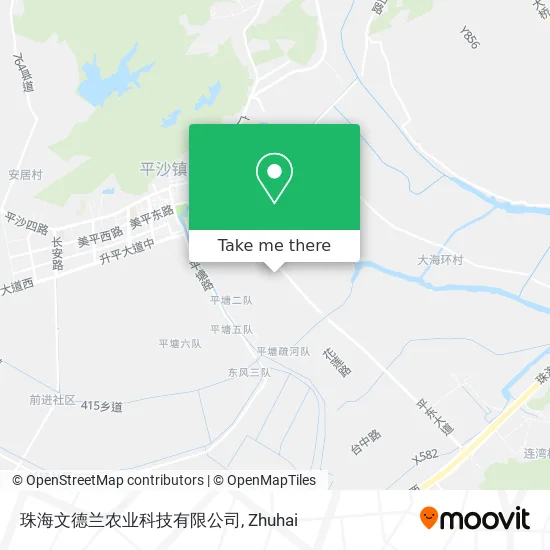 珠海文德兰农业科技有限公司 map