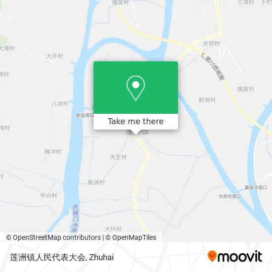 莲洲镇人民代表大会 map