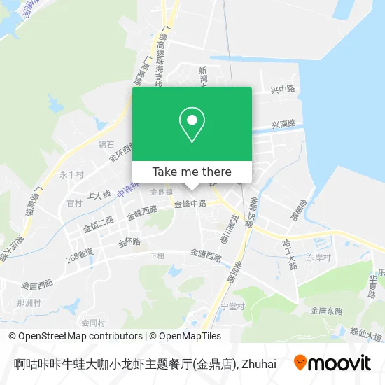 啊咕咔咔牛蛙大咖小龙虾主题餐厅(金鼎店) map