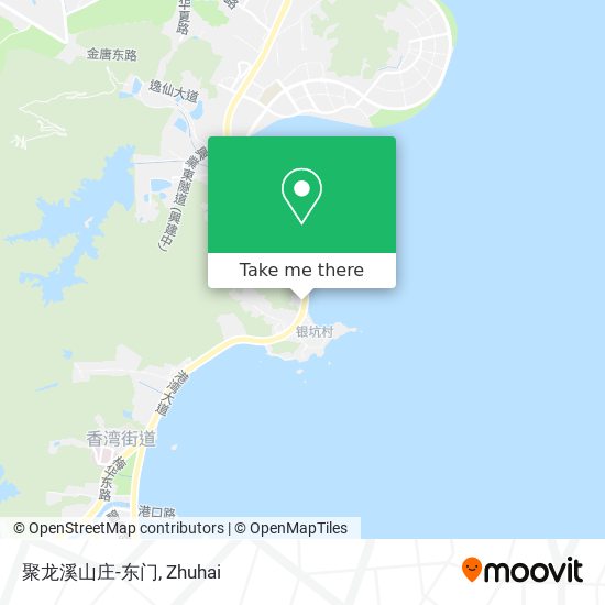 聚龙溪山庄-东门 map