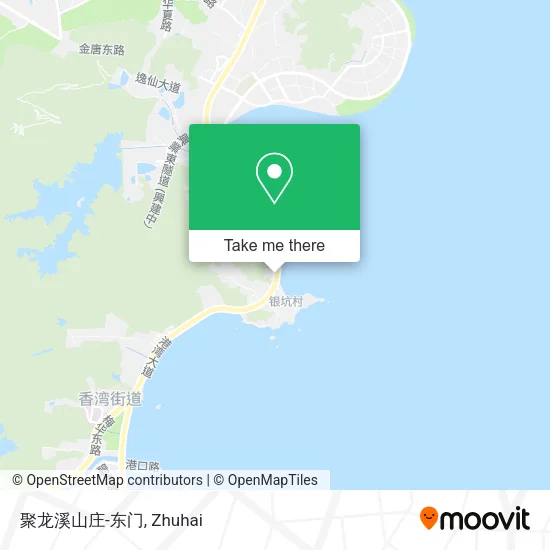 聚龙溪山庄-东门 map