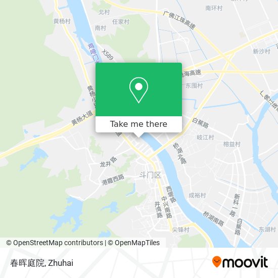 春晖庭院 map
