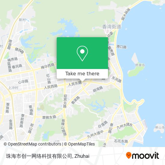 珠海市创一网络科技有限公司 map