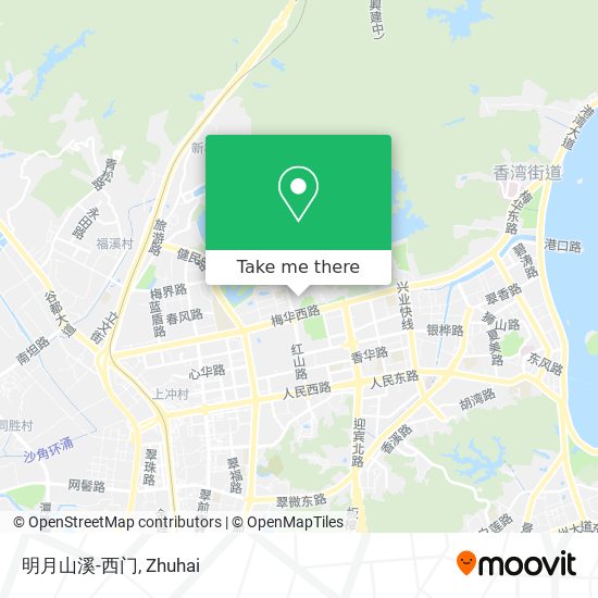 明月山溪-西门 map