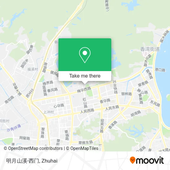 明月山溪-西门 map