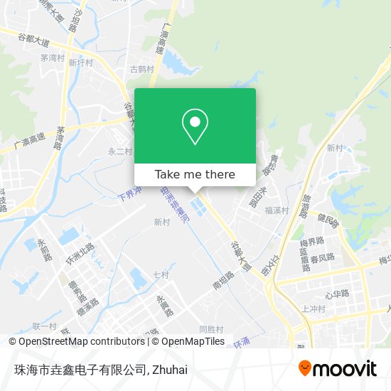 珠海市垚鑫电子有限公司 map