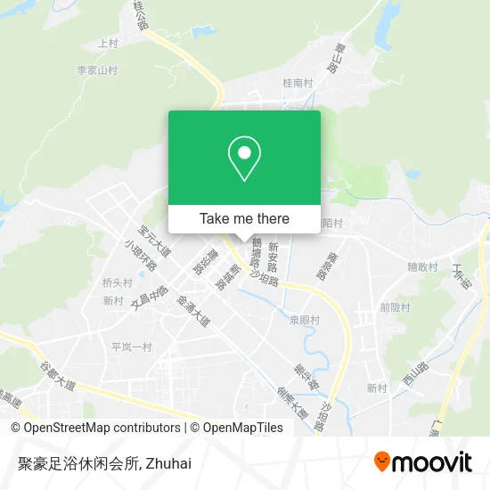 聚豪足浴休闲会所 map