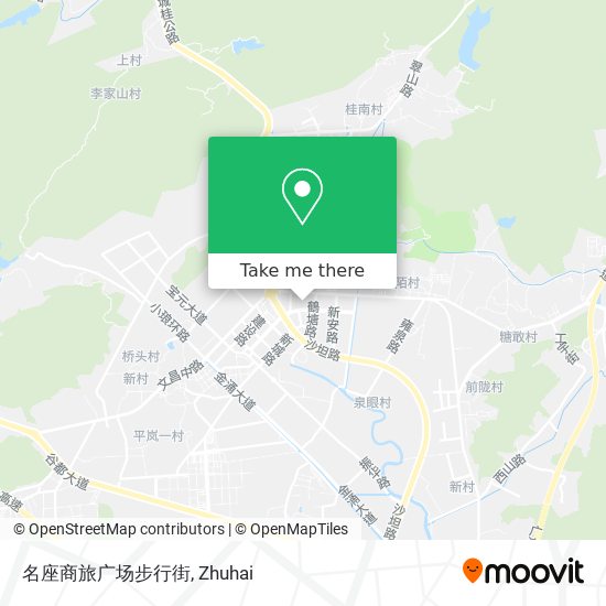 名座商旅广场步行街 map