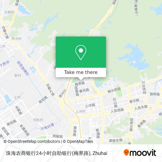 珠海农商银行24小时自助银行(梅界路) map