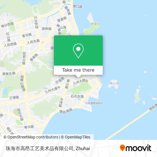珠海市高昂工艺美术品有限公司 map