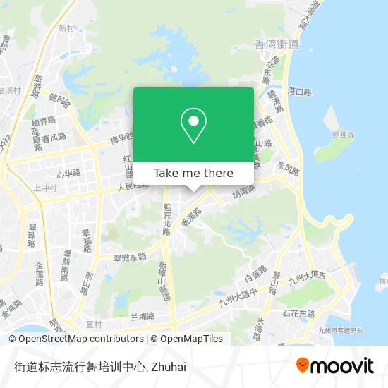 街道标志流行舞培训中心 map
