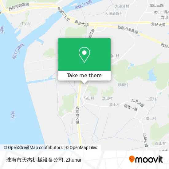 珠海市天杰机械设备公司 map