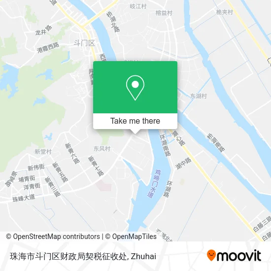 珠海市斗门区财政局契税征收处 map