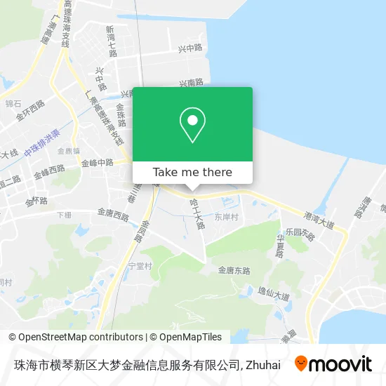 珠海市横琴新区大梦金融信息服务有限公司 map