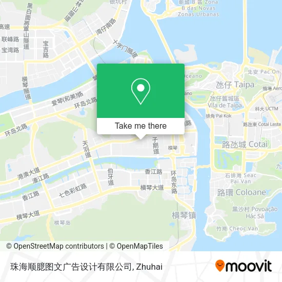 珠海顺臆图文广告设计有限公司 map