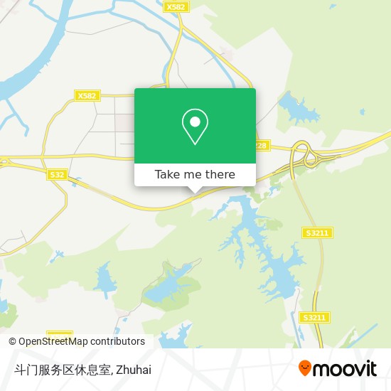 斗门服务区休息室 map