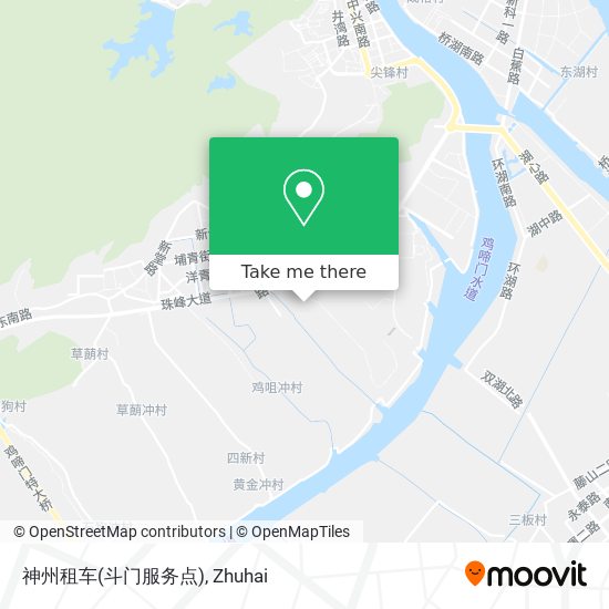 神州租车(斗门服务点) map
