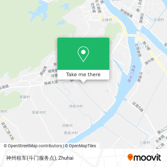 神州租车(斗门服务点) map