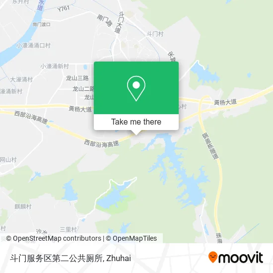 斗门服务区第二公共厕所 map