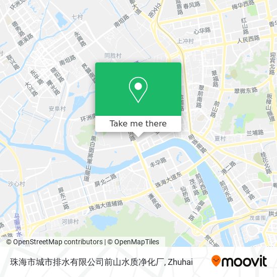 珠海市城市排水有限公司前山水质净化厂 map