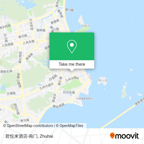 君悦来酒店-南门 map