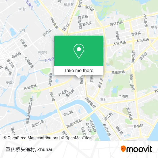 重庆桥头渔村 map