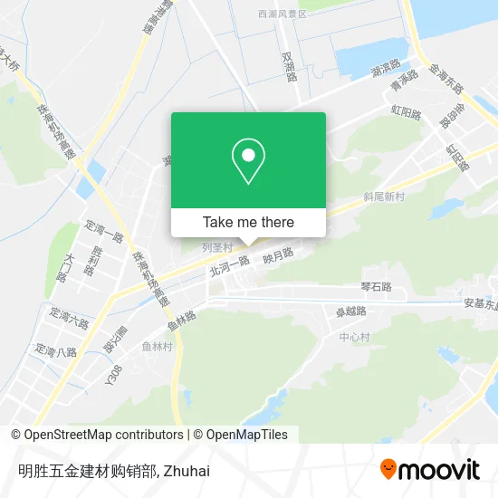 明胜五金建材购销部 map