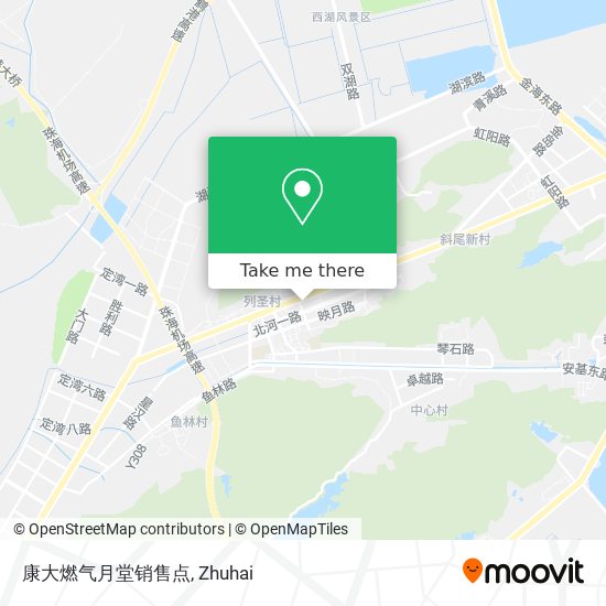 康大燃气月堂销售点 map