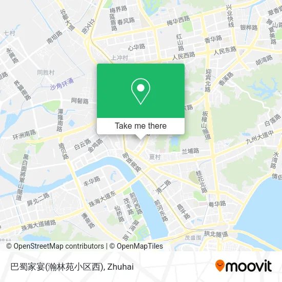 巴蜀家宴(瀚林苑小区西) map