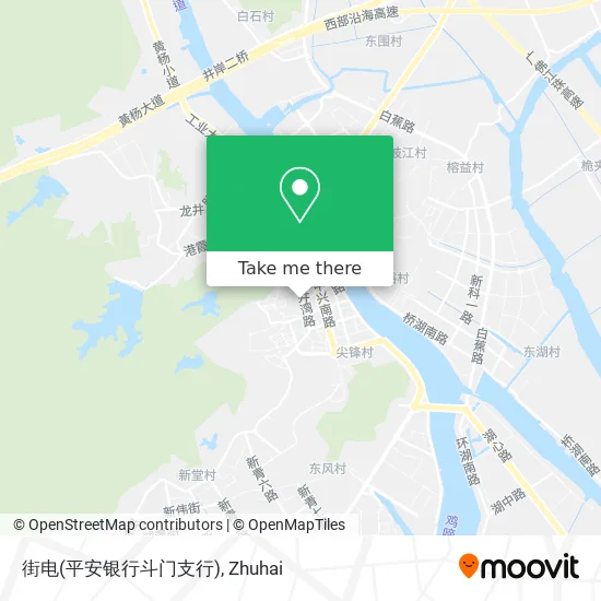 街电(平安银行斗门支行) map