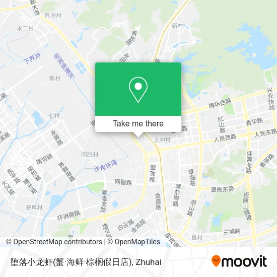 堕落小龙虾(蟹·海鲜·棕榈假日店) map