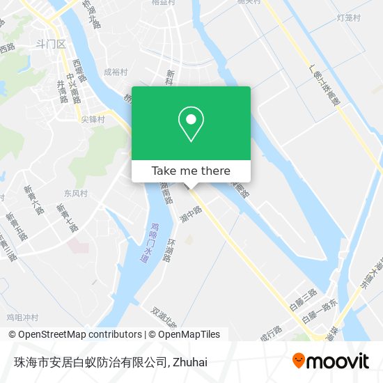 珠海市安居白蚁防治有限公司 map