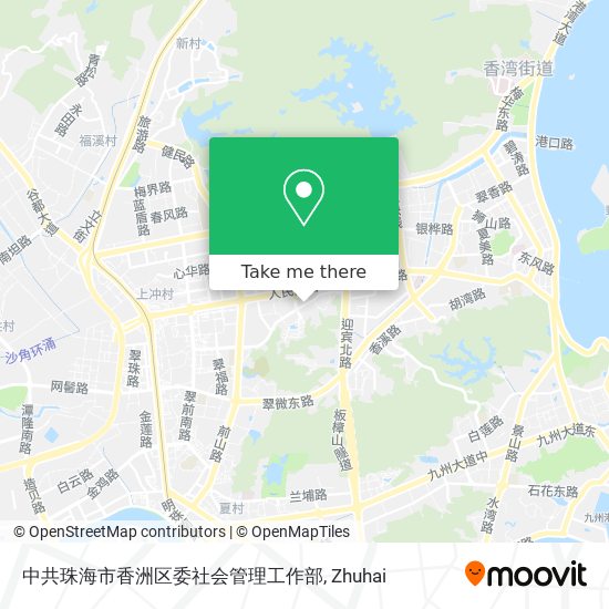 中共珠海市香洲区委社会管理工作部 map