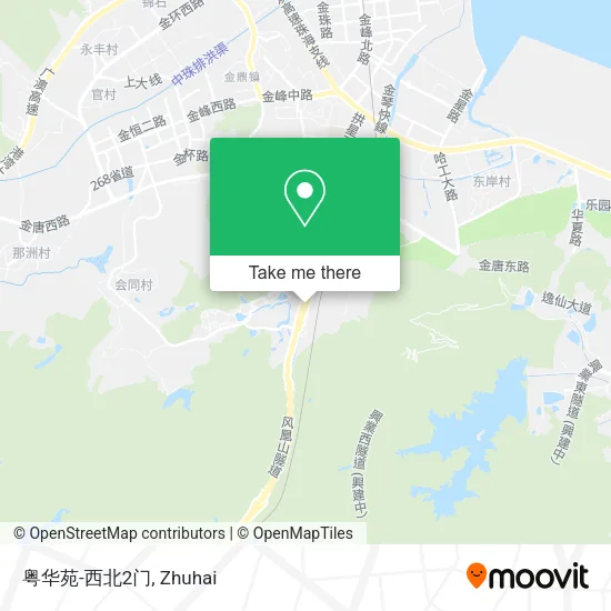粤华苑-西北2门 map