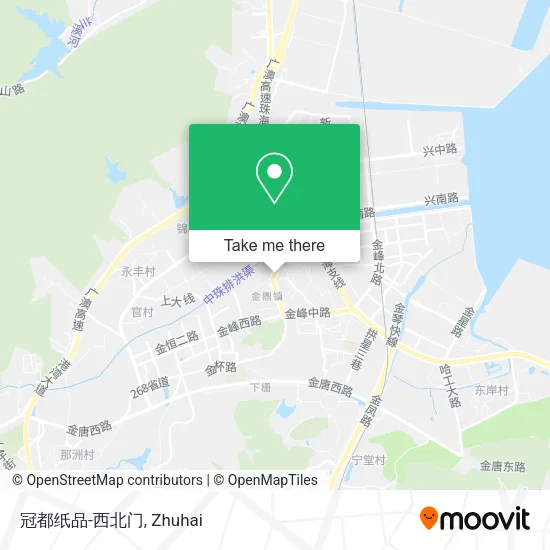 冠都纸品-西北门 map