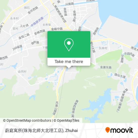 蔚庭寓所(珠海北师大北理工店) map