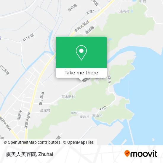 虞美人美容院 map