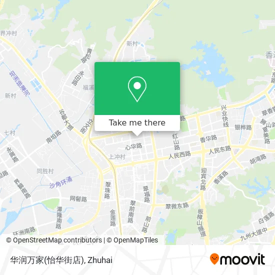华润万家(怡华街店) map