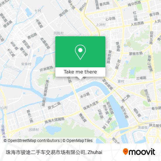 珠海市骏途二手车交易市场有限公司 map