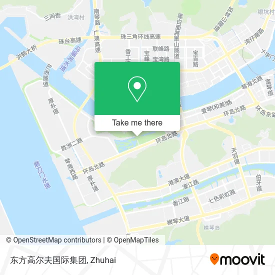 东方高尔夫国际集团 map