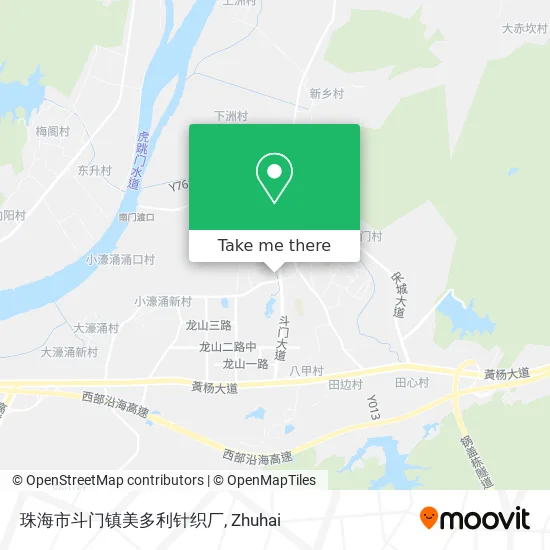 珠海市斗门镇美多利针织厂 map