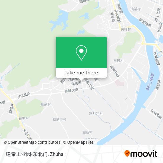 建泰工业园-东北门 map
