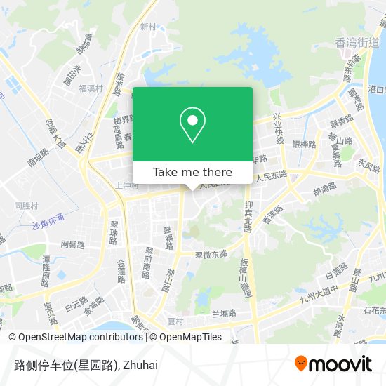 路侧停车位(星园路) map