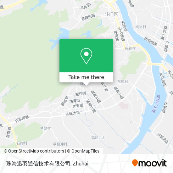珠海迅羽通信技术有限公司 map