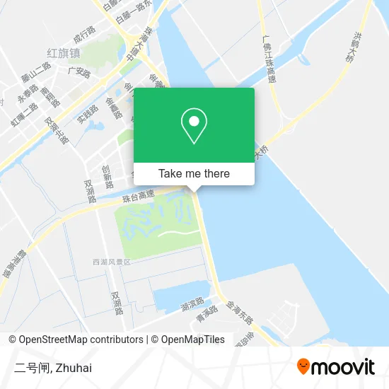 二号闸 map