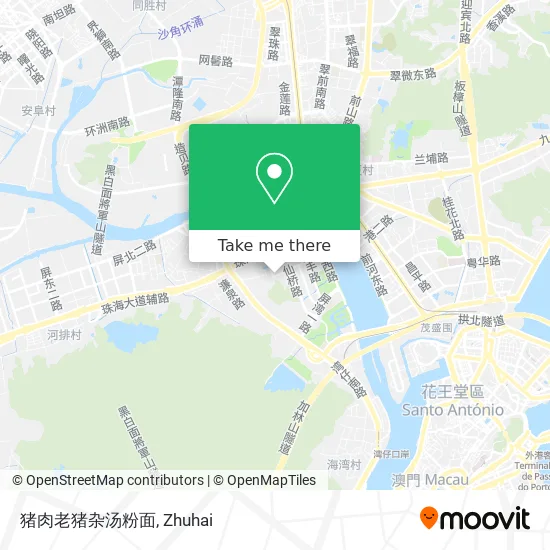 猪肉老猪杂汤粉面 map