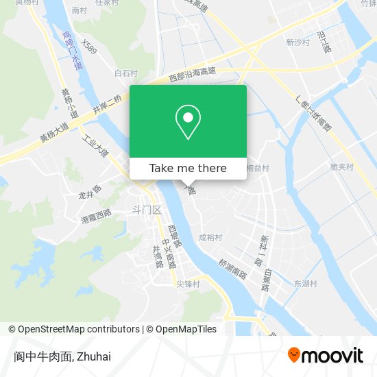 阆中牛肉面 map