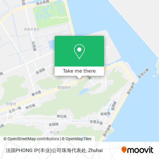 法国PHONG IP(丰业)公司珠海代表处 map
