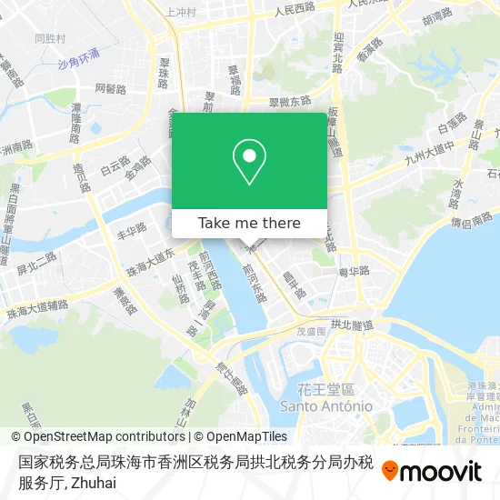 国家税务总局珠海市香洲区税务局拱北税务分局办税服务厅 map